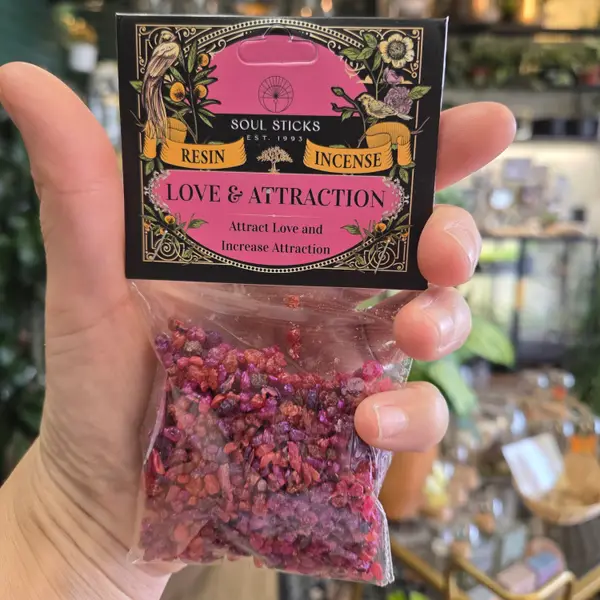 FIRE OF LOVE NATURAL RESIN INCENSE (1 OZ)
