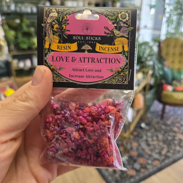 LOVE & ATTRACTION NATURAL RESIN INCENSE (1 OZ)