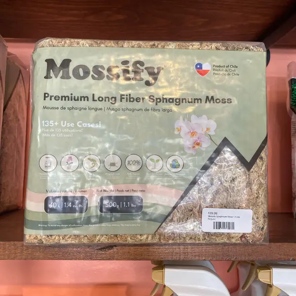 Mossify Spaghnum Moss 1.1 Lbs